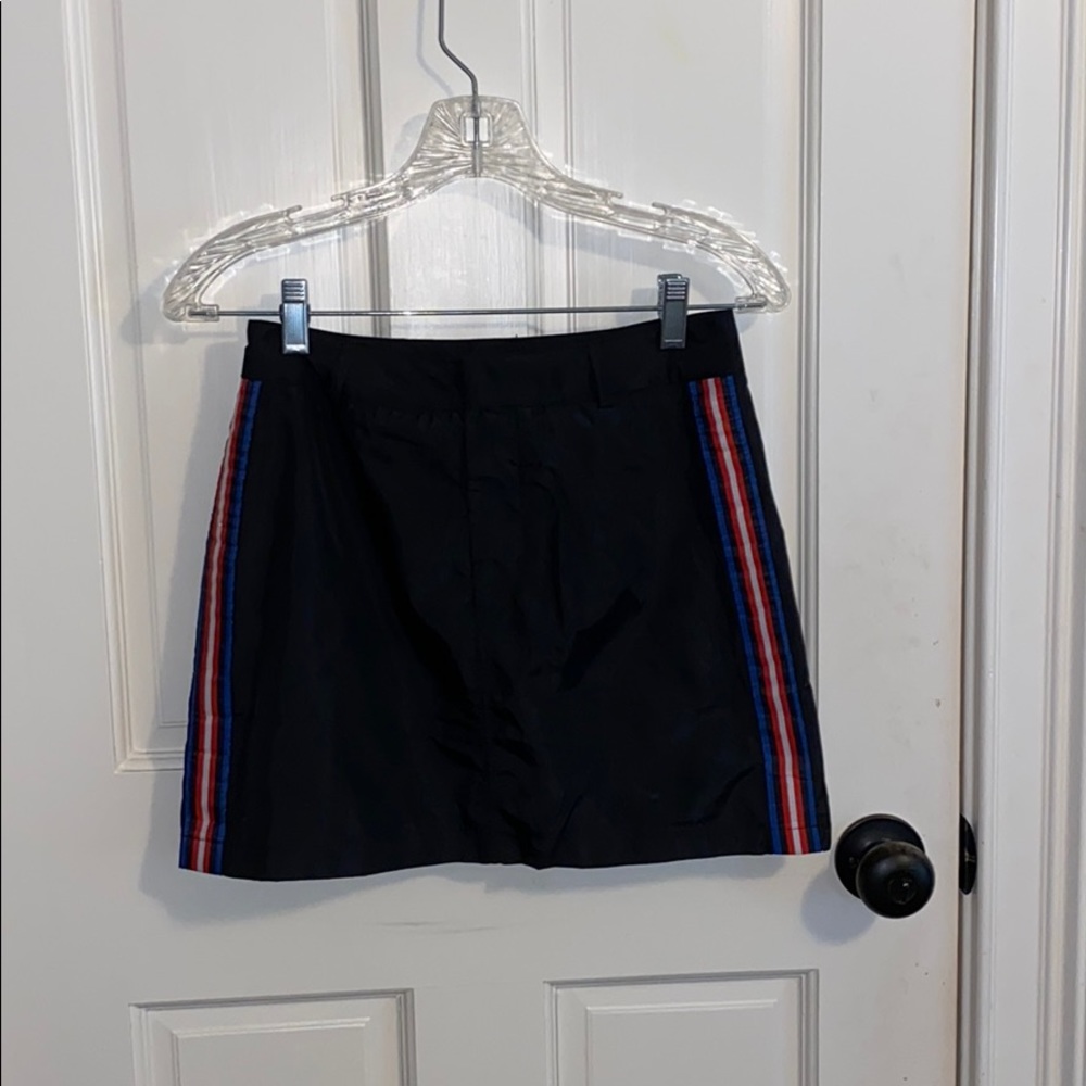 Black windbreaker skirt